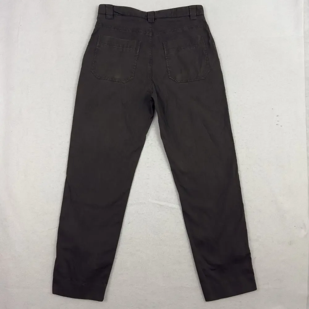 Salvatore Ferragamo Chino Pants Mens Size 48 US 32 Brown Stretch Casual Trousers